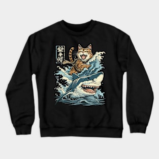 Cat Ninja Whiskers Crewneck Sweatshirt